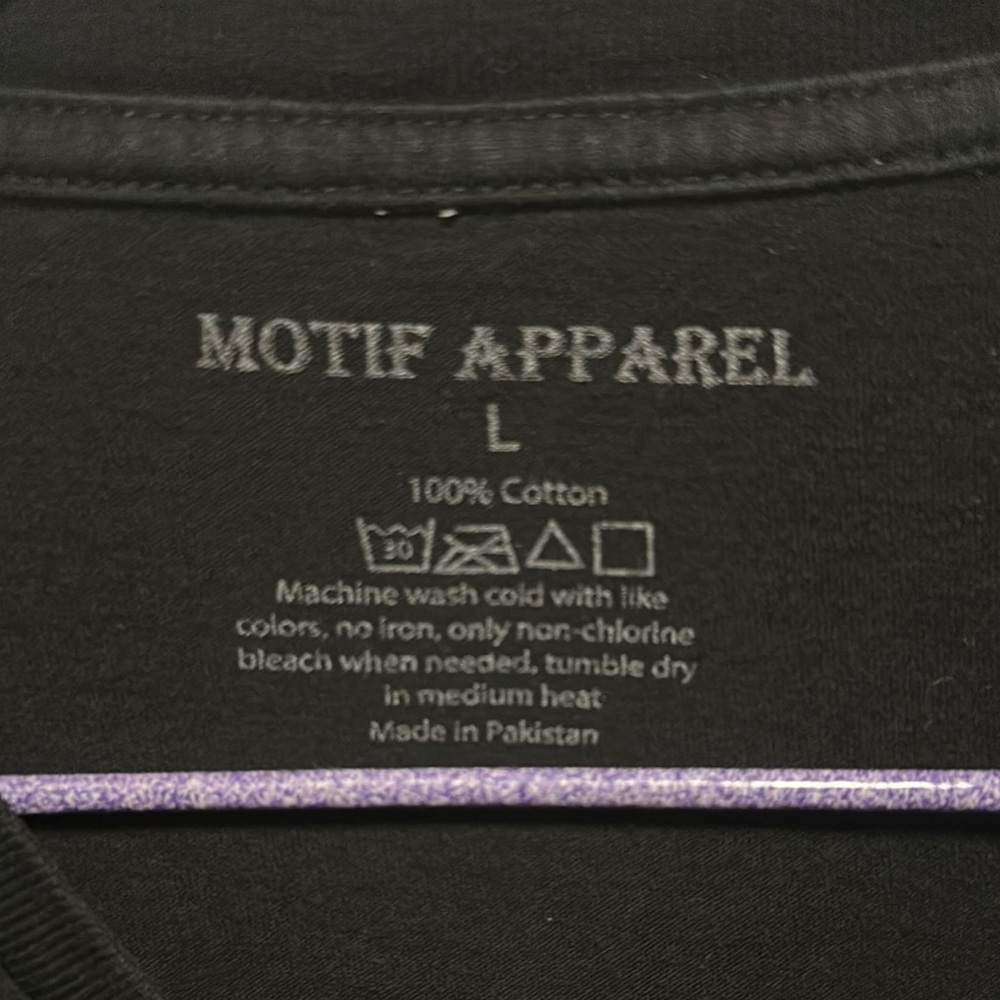 Motif Apparel California Bear Graphic T-Shirt - Men's Size Large - Black Tee - Picture 14 of 16